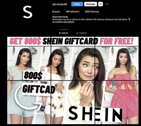 shein instagram|shein instagram scam.